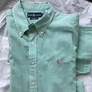 Ralph Lauren Seersucker Men's Classic Fit XL